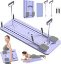 JANUA Pilates Board - Pilates Reformer Set, Multi-Purpose Foldable Pilates Reformer Board for Home, 5 in 1 Pilates Sliding Board