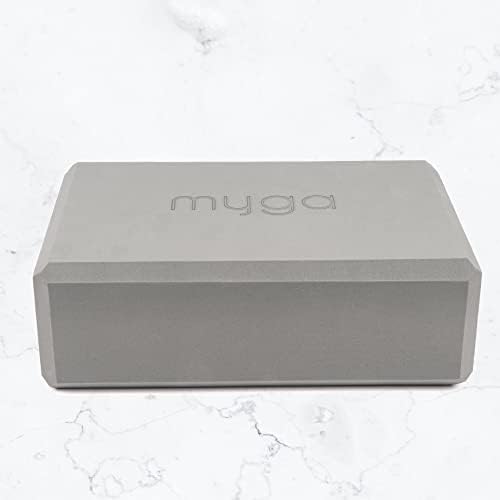 MYGA Yoga Block,Lightweight EVA Foam Yoga Brick,High Density Non-Slip Block for Yoga Poses, Pilates, Balance and Flexibility