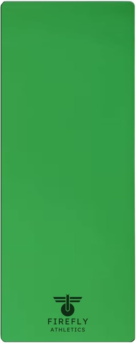 Premium Yoga Mat - 5mm Thick, Extra Wide & Long, Non-Slip Natural Rubber Base & PU Top, Anti-Tear, Ideal for Yoga, Pilates, and Fitness.