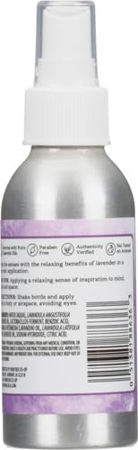 Aura Cacia Relaxing Lavender Aromatherapy Mist,4-Ounce,Lavender Pure Essential Oils,Sweet & Floral Aroma,(Pack of 2)