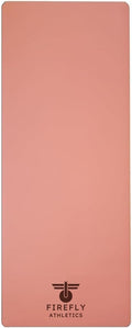 Premium Yoga Mat - 5mm Thick, Extra Wide & Long, Non-Slip Natural Rubber Base & PU Top, Anti-Tear, Ideal for Yoga, Pilates, and Fitness.
