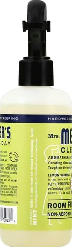 Mrs. Meyer's Air Freshener, Lemon Verbena, Spray | Non-Aerosol | Essential Oils | 8 fl. oz | Pack of 2