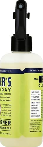 Mrs. Meyer's Air Freshener, Lemon Verbena, Spray | Non-Aerosol | Essential Oils | 8 fl. oz | Pack of 2