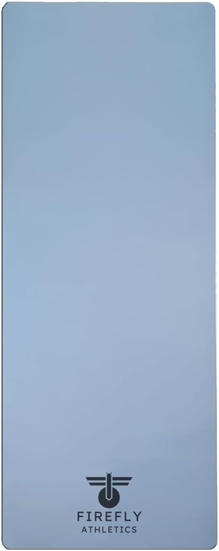 Premium Yoga Mat - 5mm Thick, Extra Wide & Long, Non-Slip Natural Rubber Base & PU Top, Anti-Tear, Ideal for Yoga, Pilates, and Fitness.