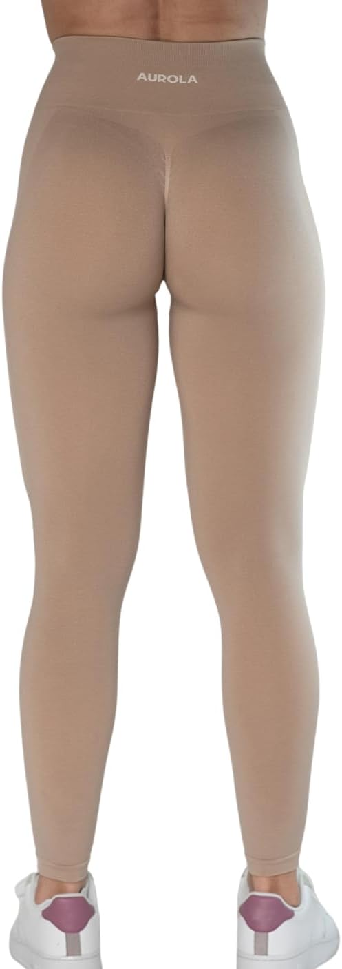 AUROLA Workout Leggings for Women Seamless Scrunch Tights Tummy Control Gym Fitness Girl Sport Active Yoga Pants