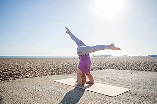 Premium Cork Yoga Mat With Alignment Marks - 5mm Thick Non Slip Hot Yoga Mat - Eco-friendly Non Toxic - Includes Strap and Bag