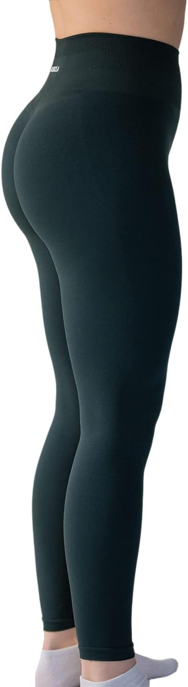 AUROLA Workout Leggings for Women Seamless Scrunch Tights Tummy Control Gym Fitness Girl Sport Active Yoga Pants
