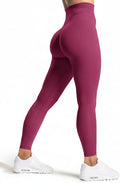 Olmlmt No Front Seam Workout Leggings for Women Tummy Control Butt Lifting Leggings Buttery Soft Gym Yoga Pants