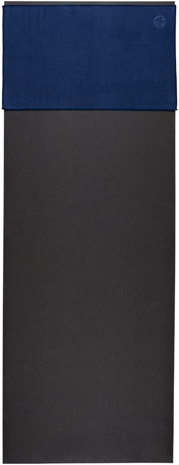 Manduka eQua Hot Yoga Mat Towel - 72" | Instant Moisture Activated Grip | Ultra Soft Microfiber | Quick Dry, Daily Use Ready | Lightweight, Travel Friendly Mat Layer