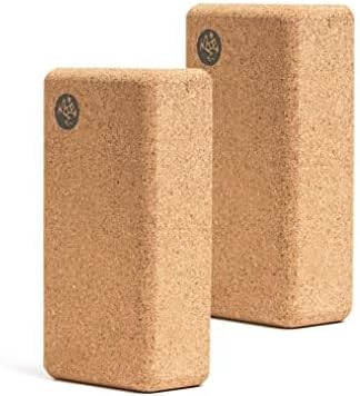Manduka Yoga Block - Fine-Grain Cork Block, Yoga Equipment, Home Gym Accessory, Pilates Tool, Lightweight for Travel, Extra Firm Workout Accessory with Comfortable Edges