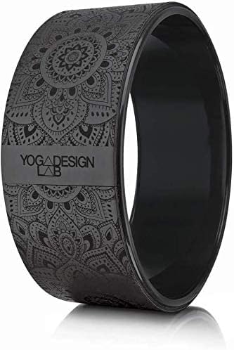 YOGA DESIGN LAB | THE YOGA WHEEL | Eco Printed, Extra Strength, Padded, Dharma Exercise Wheel | Designed in Bali | Enhance Your Postures and Stretch Deeper