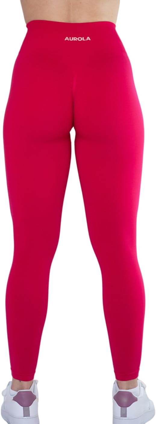 AUROLA Workout Leggings for Women Seamless Scrunch Tights Tummy Control Gym Fitness Girl Sport Active Yoga Pants