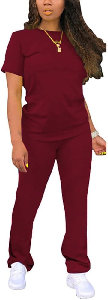 Nimsruc Two Piece Sets for Women Casual Jogging Suits