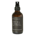 River Birch Birch + Vanilla Scented Linen and Room Spray | Home Fragrance | 4 oz Glass Amber Bottle | Luxury Signature Scent | Handmade in Texas