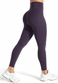 Unthewe Naked-Feel No Front Seam Leggings for Women - High Waisted Buttery Soft Workout Yoga Pants 25"