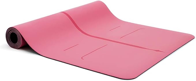 Liforme Evolve Yoga Mat – Free Yoga Bag Included - Patented Alignment System, Warrior-like Grip, Non-slip, Eco-friendly, Sweat-Resistant, Long, Wide, 4.2mm thick mat for comfort