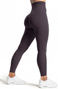 Olmlmt No Front Seam Workout Leggings for Women Tummy Control Butt Lifting Leggings Buttery Soft Gym Yoga Pants