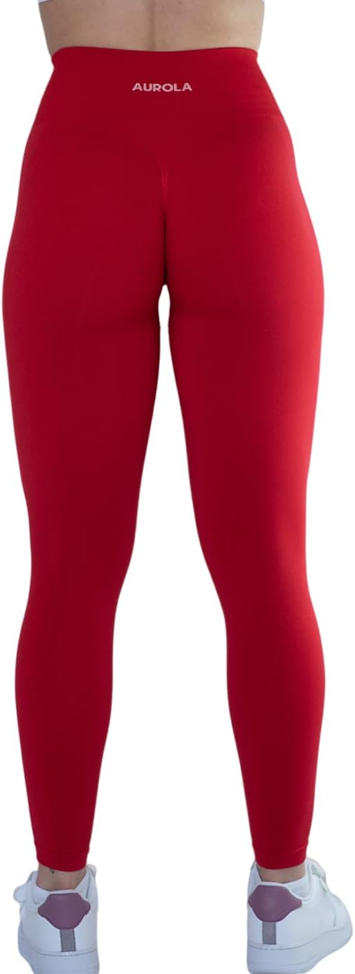 AUROLA Workout Leggings for Women Seamless Scrunch Tights Tummy Control Gym Fitness Girl Sport Active Yoga Pants