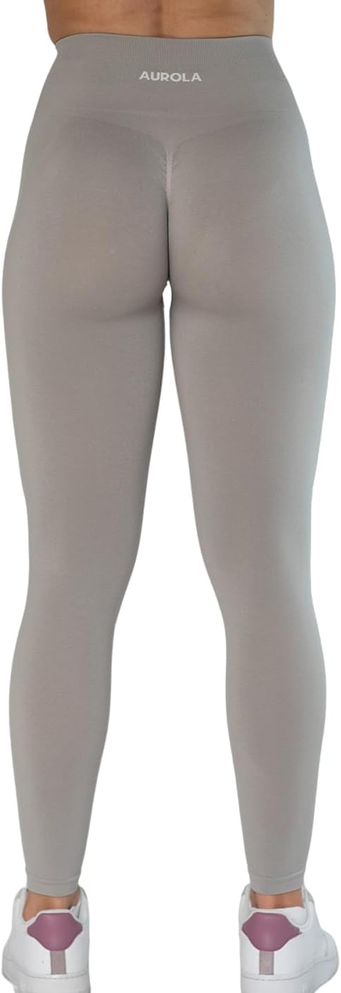 AUROLA Workout Leggings for Women Seamless Scrunch Tights Tummy Control Gym Fitness Girl Sport Active Yoga Pants