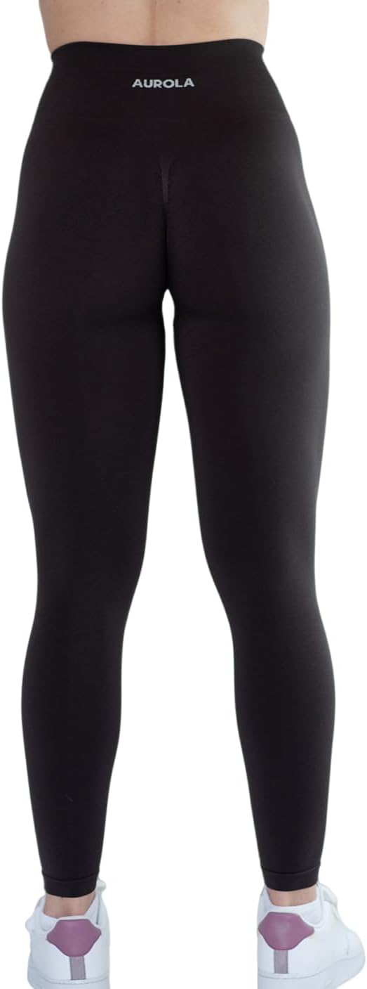 AUROLA Workout Leggings for Women Seamless Scrunch Tights Tummy Control Gym Fitness Girl Sport Active Yoga Pants
