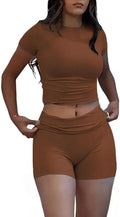Nimsruc Two Piece Lounge Sets For Women short sets