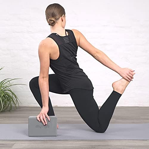 MYGA Yoga Block,Lightweight EVA Foam Yoga Brick,High Density Non-Slip Block for Yoga Poses, Pilates, Balance and Flexibility