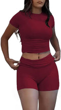 Nimsruc Two Piece Lounge Sets For Women short sets