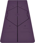 Liforme Original Yoga Mat – Free Yoga Bag Included - Patented Alignment System, Warrior-like Grip, Non-slip, Eco-friendly, sweat-resistant, long, wide, 4.2mm thick mat for comfort