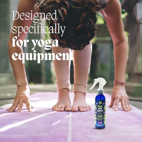 Vapor Fresh Yoga Mat Cleaner Spray, 6oz (Eucalyptus Lavender) - For Yoga Blocks, Mats, Straps and More - Powered By Essential Oils (3-Pack)