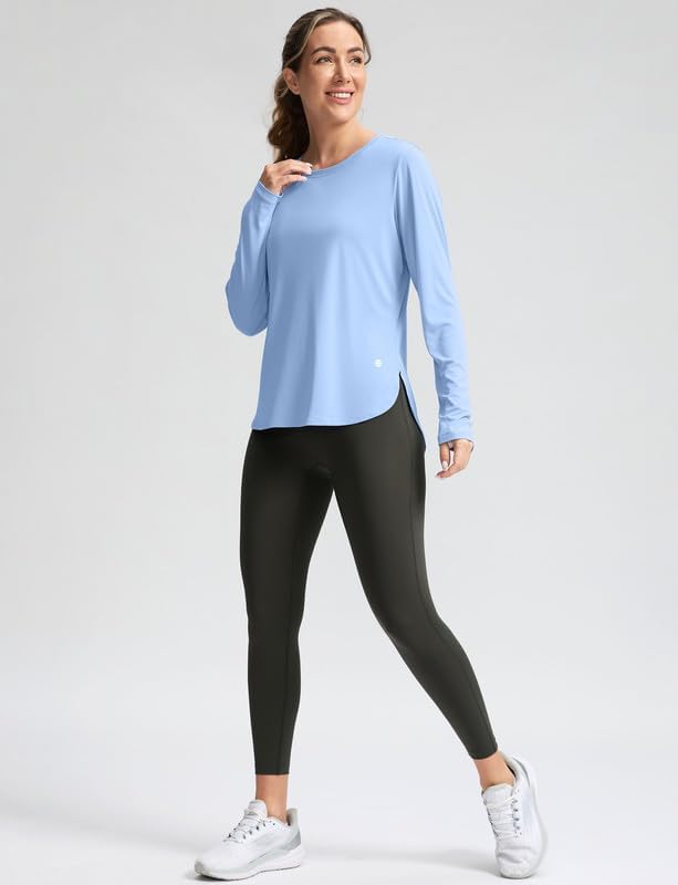 Women's Sun Shirts UPF 50+ Long Sleeve UV Protection Shirt Lightweight Quick Dry Workout Hiking Tops for Women