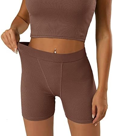 LICOBOD Casual Workout Sets 2 Piece Outfits for Women Ribbed Crop Tank Top High Waist Yoga Leggings Lounge Wear Tracksuit