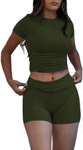 Nimsruc Two Piece Lounge Sets For Women short sets