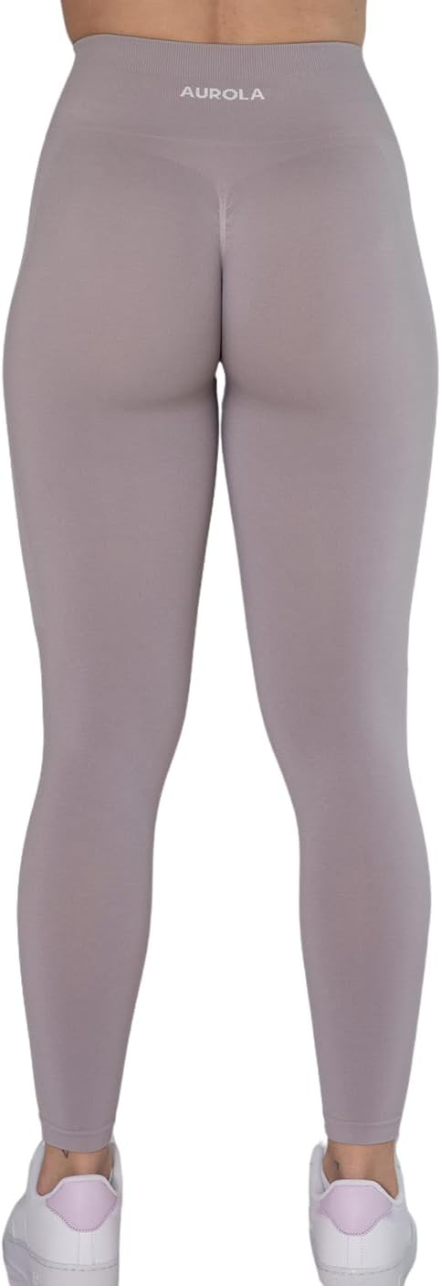 AUROLA Workout Leggings for Women Seamless Scrunch Tights Tummy Control Gym Fitness Girl Sport Active Yoga Pants