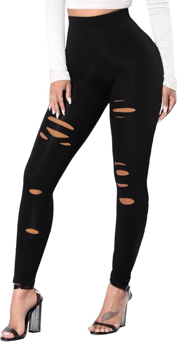 MOREFEEL Leggings with Pockets for Women, High Waisted Tummy Control Workout Hip Lift Yoga Pants Activewear