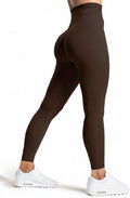 Olmlmt No Front Seam Workout Leggings for Women Tummy Control Butt Lifting Leggings Buttery Soft Gym Yoga Pants
