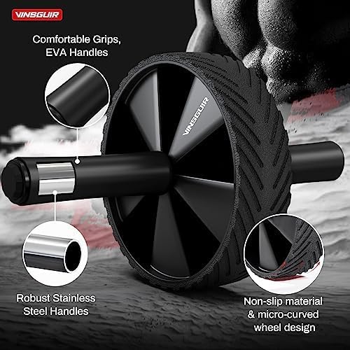 Vinsguir Ab Roller Wheel - Ab Workout Equipment for Abdominal & Core Strength Training, Home Gym Fitness Equipment for Men Women