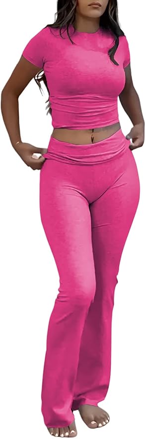 Nimsruc Two Piece Lounge Sets For Women Summer Outfits