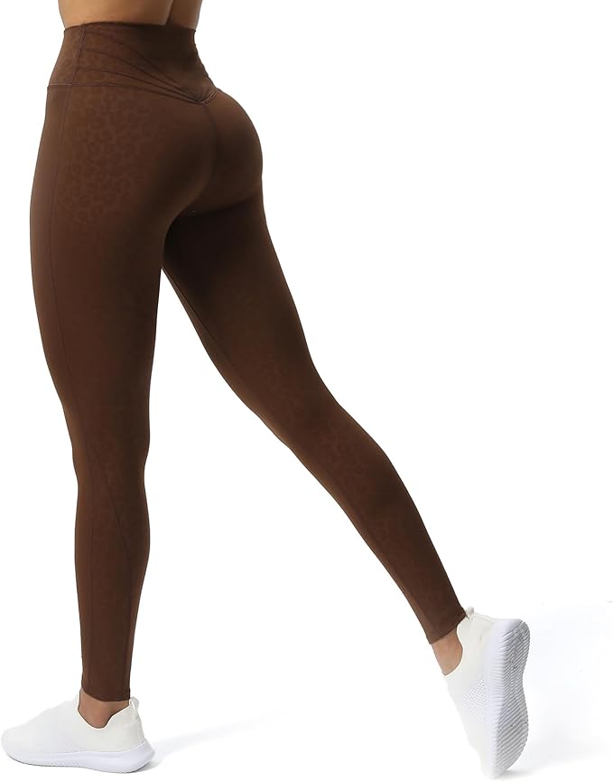 Aoxjox High Waisted Workout Leggings for Women Trinity Yoga Pants 26.5"