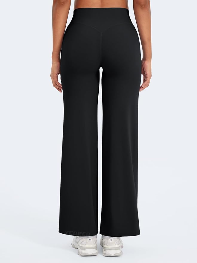YEOREO Workout Leggings Womens No Front Seam Straight Leggings 29"/ 31.5"/ 33"/ 35" High Waist Buttery Eddiy Gym Yoga Pants
