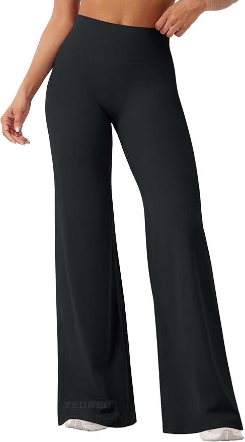 YEOREO Workout Leggings Womens No Front Seam Straight Leggings 29"/ 31.5"/ 33"/ 35" High Waist Buttery Eddiy Gym Yoga Pants