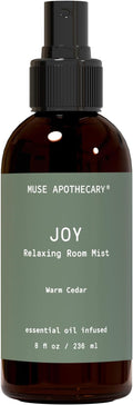 Muse Apothecary Room Ritual - Botanical Collection - Christmas Room Spray, Aromatic and Relaxing Room Mist, Air Freshener Spray, Infused with Natural Aromatherapy Essential Oils - 8 oz, Warm Cedar