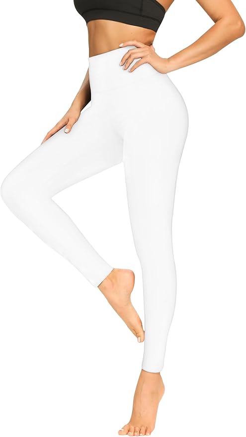 FULLSOFT Buttery Soft Leggings for Women - High Waisted Tummy Control No See Through Workout Yoga Cycling Tights Pants