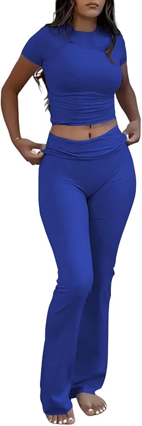 Nimsruc Two Piece Lounge Sets For Women Summer Outfits
