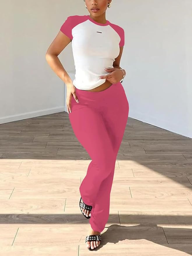 Nimsruc 2 Piece Outfits for Women Casual Sweat Sets
