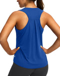 Women's Workout Tops Racerback Athletic Tank Tops Sleeveless Loose Fit Yoga Running Gym Shirts for Women