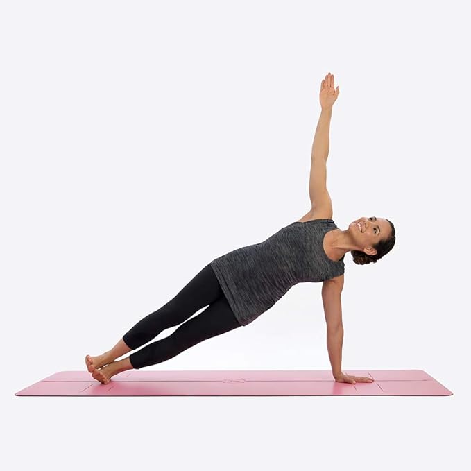 Liforme Evolve Yoga Mat – Free Yoga Bag Included - Patented Alignment System, Warrior-like Grip, Non-slip, Eco-friendly, Sweat-Resistant, Long, Wide, 4.2mm thick mat for comfort