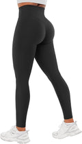 YEOREO Workout Leggings for Women Hidden Scrunch Tummy Control Leggings Agathia High Waisted Gym Yoga Pants