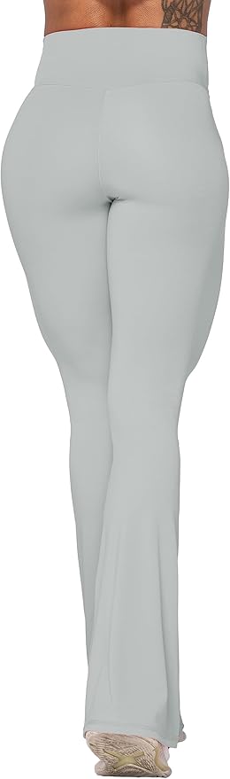 Sunzel Flare Leggings, Crossover Yoga Pants with Tummy Control, High-Waisted and Wide Leg