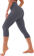 Bluemaple High Waisted Leggings for Women - Tummy Control Pants Non See Through Workout Soft Yoga Pants for Running Plus Size