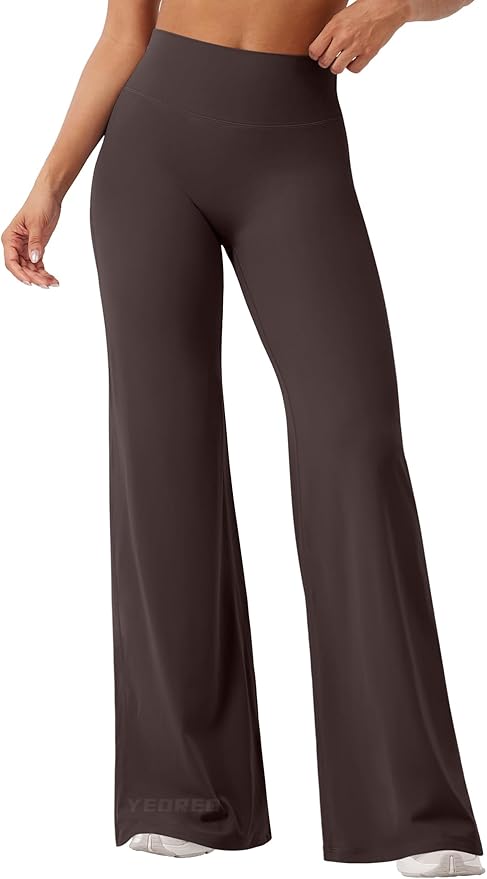 YEOREO Workout Leggings Womens No Front Seam Straight Leggings 29"/ 31.5"/ 33"/ 35" High Waist Buttery Eddiy Gym Yoga Pants